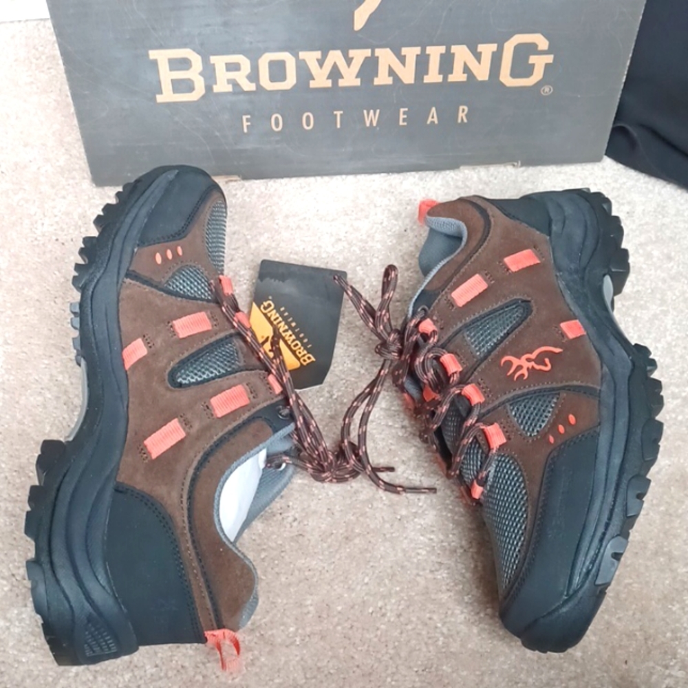 WS16- Browning  Buck Trail Women's  Brown/Med. Orange Color - sz 9 M - Picture 5 of 11